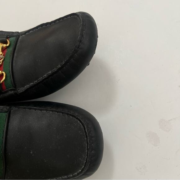 GUCCI LOAFERS LOGO DRIVING FLATS SIZE 9 1/2 - Picture 5 of 8